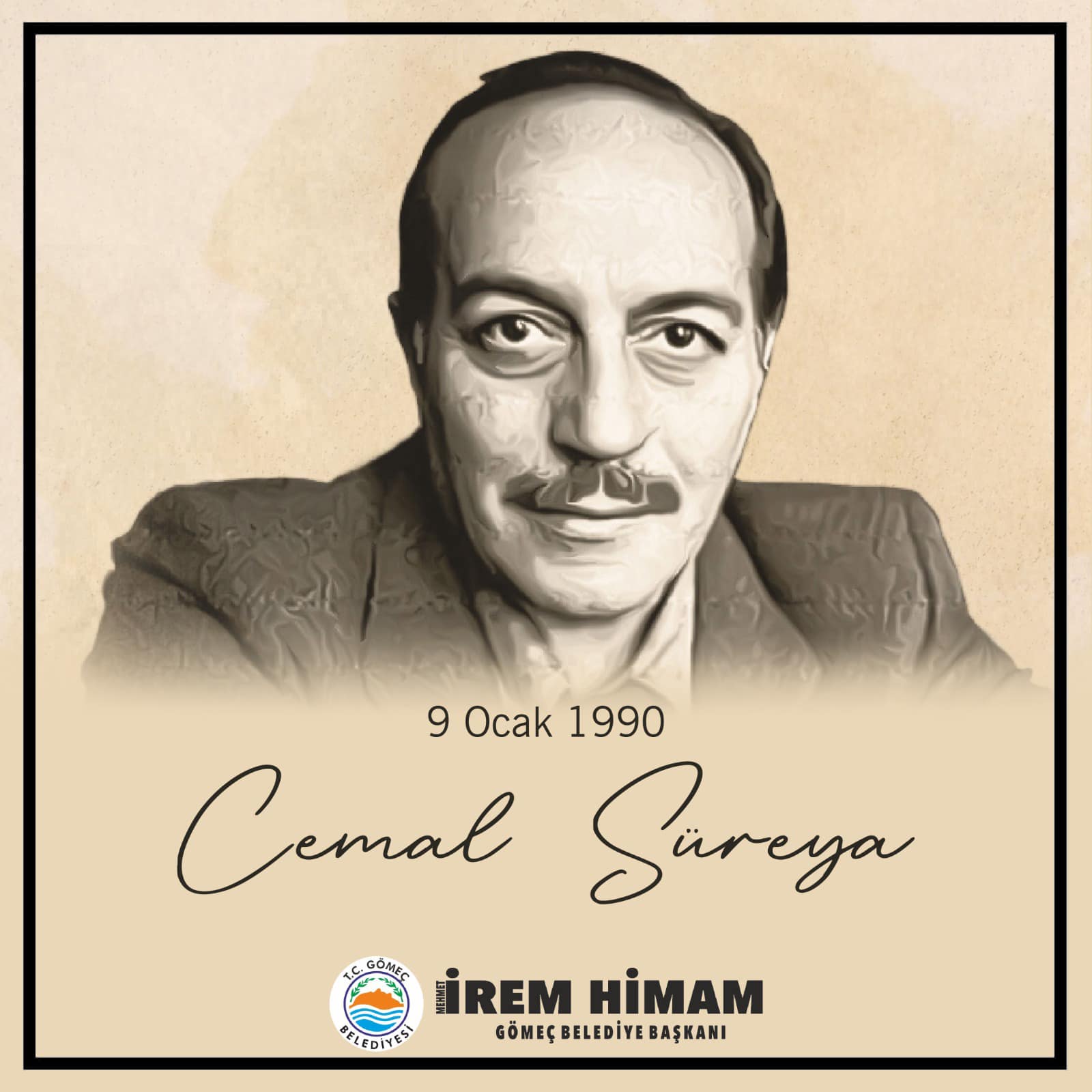 Gömeç Belediyesi, Vefatının 34. yıl dönümünde usta yazar Cemal Süreya’yı unutmadı.