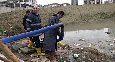 Ankara'da sağanak sonrası sokaklar göle döndü