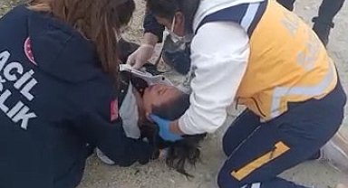 Bursa'da Scooter Süren Kız Çocuğuna Köpekler Saldırdı