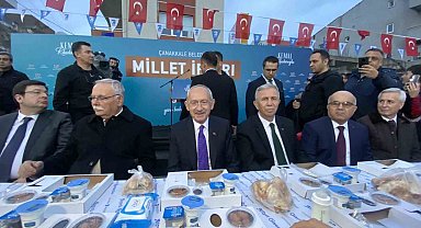 CHP lideri Kılıçdaroğlu Çanakkale'de iftara katıldı