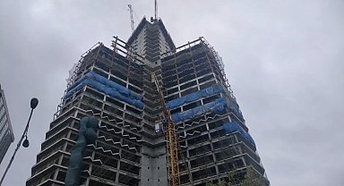Maslak'ta gökdelen inşaatında işçinin feci ölümü