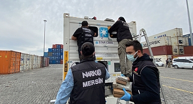 Mersin Limanında 97 Kilo 500 Gram Kokain Ele Geçirildi