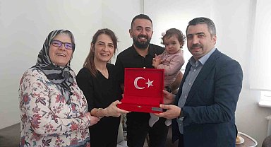 Başkan Yılmaz'dan Şehit Ailesine Ziyaret