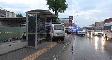 Bursa'da 2 gencin öldüğü feci kaza kamerada