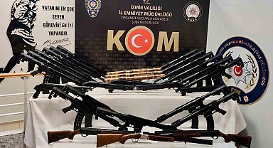 İzmir polisinden silah kaçakçılarına darbe