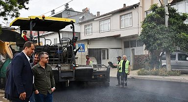 İznik'te yollar yenileniyor