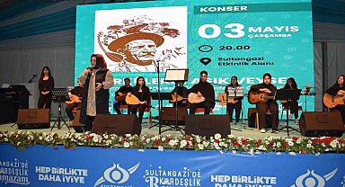 Sultangazi Belediyesi Müzik Akademisi öğrencilerinden 'Türkülerle Aşık Veysel Konseri'