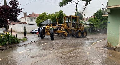 Bigadiç'te Sel