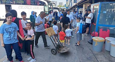 15 Temmuz Demokrasi Otogarı'nda bayram dönüşü hareketliliği devam ediyor