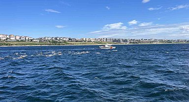 5. Büyükçekmece Körfezi Açık Deniz Yüzme Yarışı yoğun ilgi gördü
