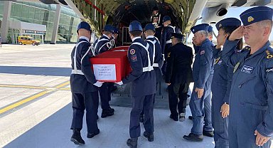 Afyonkarahisar'da şehit olan Jandarma Astsubay Tatlı memleketine gönderildi