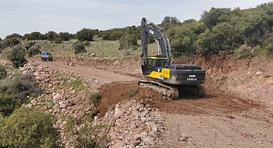 Aliağa'da ormanlık alanlarda hummalı çalışma