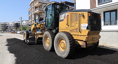 Altınkum’da Asfalt Çalışmalarına Hız Verildi