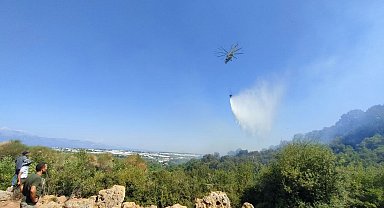 Antalya'daki orman yangını 2 saatte kontrol altına alındı, 3 hektar zarar gördü