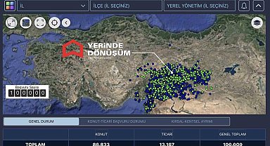Bakan Özhaseki: "'Yerinde Dönüşüm' projemize 8. günde başvuru sayısı 100 bini buldu"