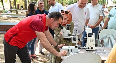 Başkan Yıldız gençlerle birlikte Kefken Kampı'nda
