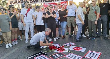 Bisikletliler ölen arkadaşları için bir araya geldi