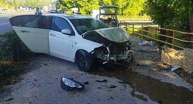 Bursa'da kaza yapan otomobil piknik yapan aileye çarptı: 1 ölü, 1 yaralı