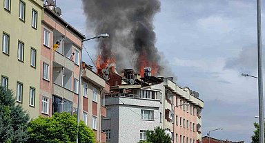 Bursa'da korkutan yangın