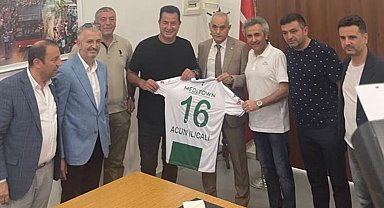 Bursaspor Başkanı Recep Günay ile Acun Ilıcalı bir araya geldi