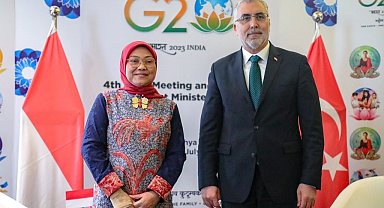 Çalışma ve Sosyal Güvenlik Bakanı Işıkhan, G20 Toplantısı'nda görüşmeler gerçekleştirdi