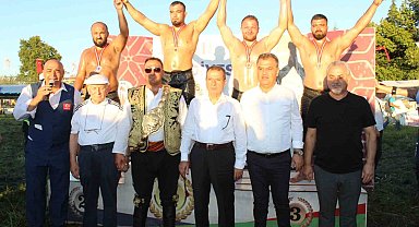 Çan 58. Süleyman Şahin Yağlı Pehlivan Güreşleri Başpehlivanı Yusuf Can Zeybek