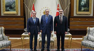 Cumhurbaşkanı Erdoğan Azerbaycan Dışişleri Bakanı Bayramov'u kabul etti