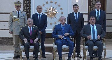 Cumhurbaşkanı Erdoğan, Cezayir Büyükelçisi Belani'yi kabul etti