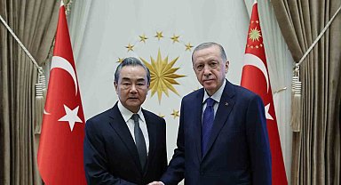 Cumhurbaşkanı Erdoğan, Çin Dışişleri Bakanı Wang Yi'yi kabul etti