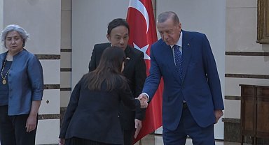 Cumhurbaşkanı Erdoğan, Japonya Büyükelçisi Takahiko Katsumata'yı kabul etti