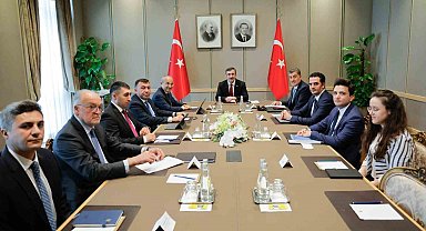 Cumhurbaşkanı Yardımcısı Yılmaz, Azerbaycan Ekonomi Bakanı Jabbarov'u ağırladı