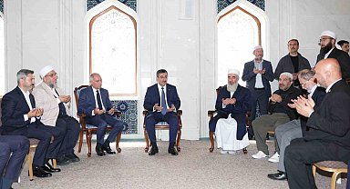 Cumhurbaşkanı Yardımcısı Yılmaz'dan Seyyid Abdulbaki El-Hüseyni'nin ailesine taziye ziyareti