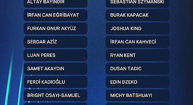 Fenerbahçe'nin Zimbru maçı kamp kadrosu açıklandı