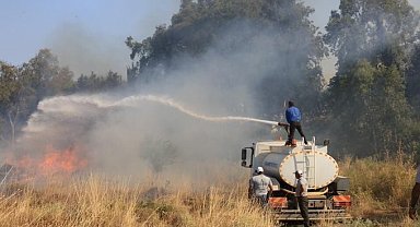 Güzelbahçe'deki yangında izmarit iddiası