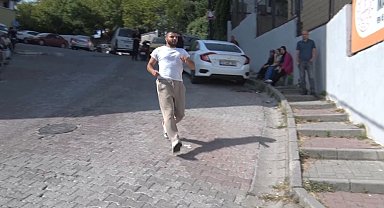 İstanbul'da KPSS maratonu kamerada: İçeri alınmayınca geldiği taksiyle geri döndü