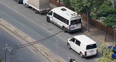 İstanbul'da trafikte tekme ve yumruklu kavgalar kamerada