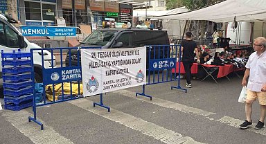 Kartal'da semt pazarlarındaki hileli satışa tezgâh kapatma ve teşhir cezası