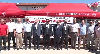 Keçiören'de "Eğitime bir tuğla da bizden" projesi hayata geçti