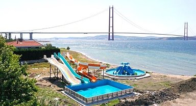Lapseki'de Aqua Park Projesinde sona doğru