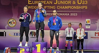 Milli halterci Aysel Özkan, Avrupa ikincisi oldu