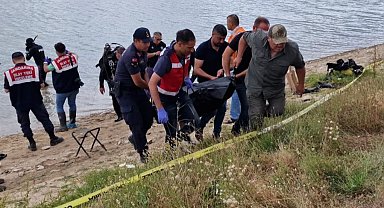 Oltasını kurtarmak için girdiği gölette boğuldu