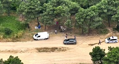 Ormanda ateş yakanlar dron ile tespit edildi