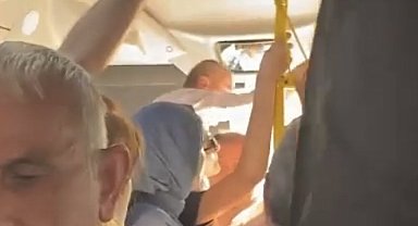 Orta kapıdan binen yolcuya kızıp herkesi indirmek istedi