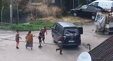 Pendik'te taşlı sopalı kavga