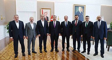 Sağlık-Sen'den Bakan Koca'ya ziyaret