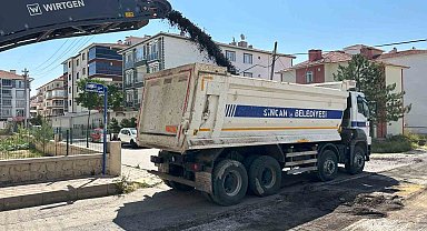 Sincan'da bu yıl 50 bin ton sıcak asfalt dökülmesi planlanıyor