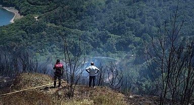 Sultangazi'de ormanlık alanda çıkan yangın kontrol altına alındı