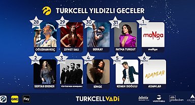 Turkcell Yıldızlı Geceler konserleri başlıyor