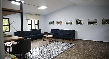 Üçpınar'daki eski köy okulu konuk evi oldu