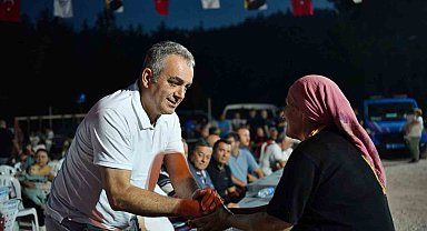 18. Alim Pınarı Yayla Şenlikleri'ne katılan ilk başkan Semih Esen oldu